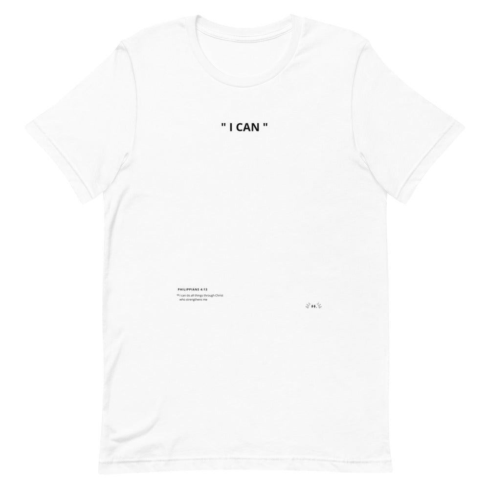 "I CAN DO ALL THINGS THROUGH CHRIST" Bible Verse Unisex Tee