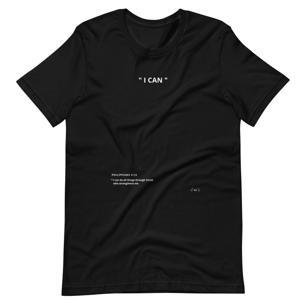 "I CAN DO ALL THINGS THROUGH CHRIST" Bible Verse Unisex Tee