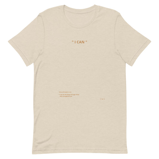 "I CAN DO ALL THINGS THROUGH CHRIST" Bible Verse Unisex Tee