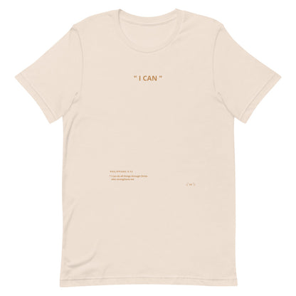 "I CAN DO ALL THINGS THROUGH CHRIST" Bible Verse Unisex Tee