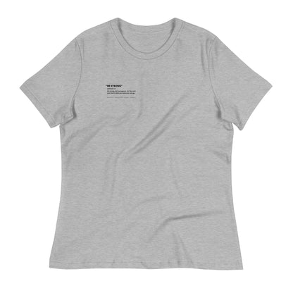 BE STRONG t-shirt